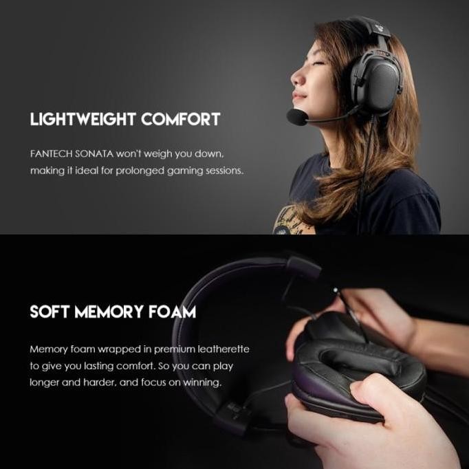 Fantech SONATA MH90 Gaming Headset Multi Platform MH-90 MH 90