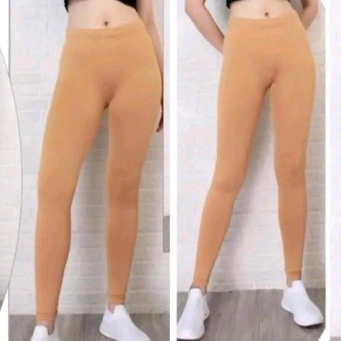 Df195>> Paket 2Pcs Lagging Spandex-Lagging Panjang Wanita Dewasa-Lagging Polos Wanita Celana Legging