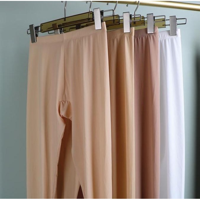 Df380>> Legging Warna Kulit Wanita Dewasa Bahan Spandex