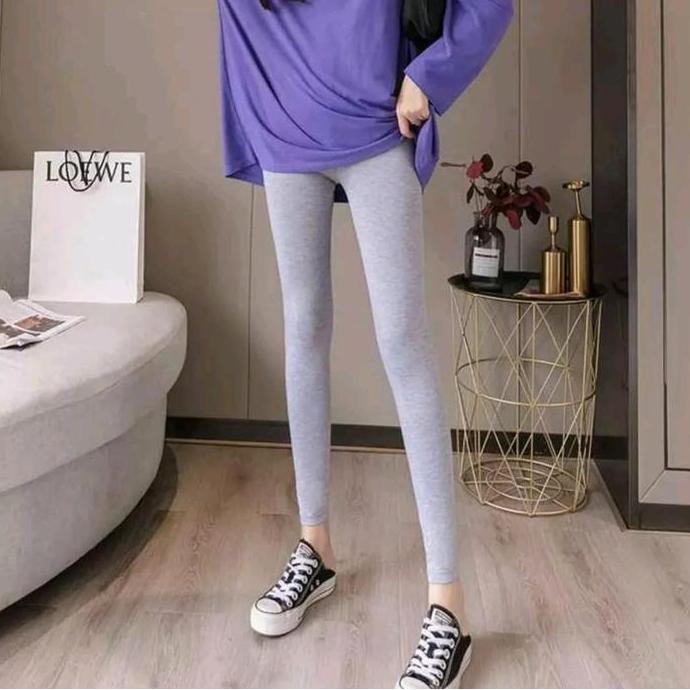 Df240>> Celana Legging Wanita Dewasa / Legging Kaos Tebal Wanita Dewasa / Celana Legging Panjang Wan