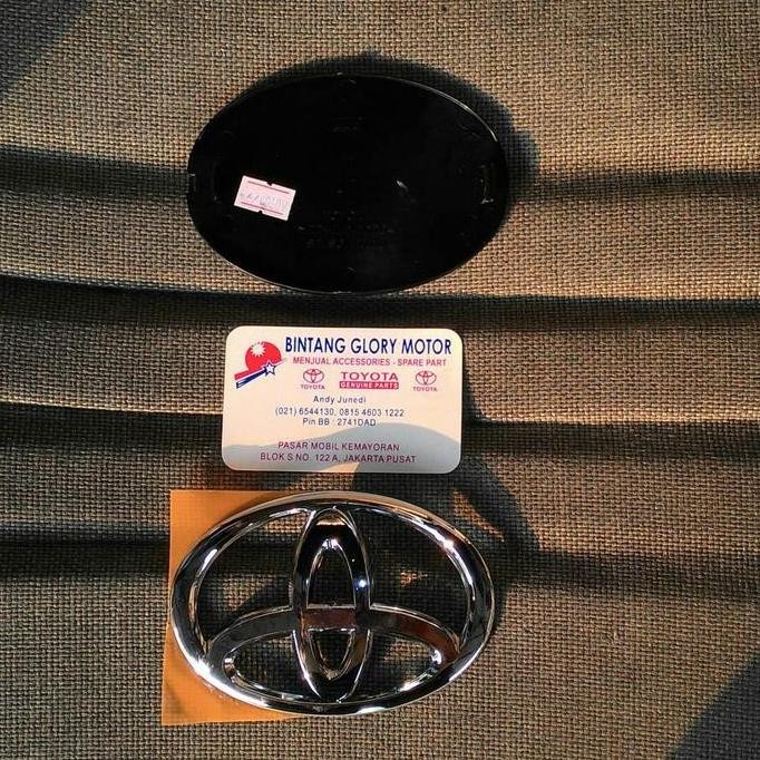 TERLARIS emblem cover ban serep rush tahun 2015 up ori