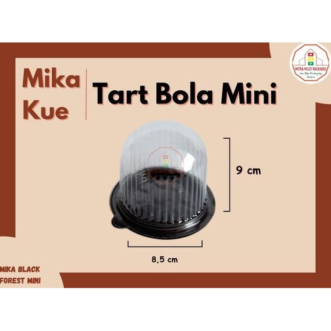 Mika Tart Mini isi 50 pcs | Mika Cup Cake | Mika Kue Box Bola | Blackforest B