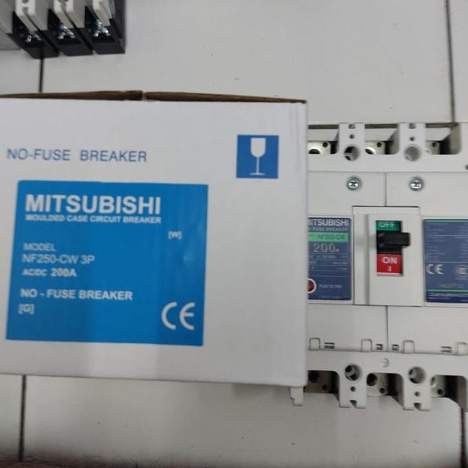 Promo NFB MCCB breaker mitsubishi NF-250CW nf250-CW 200a 200 a COD