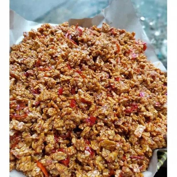 

READY STOK Kering Tempe Pedas Manis 500 Grm Siap kirim
