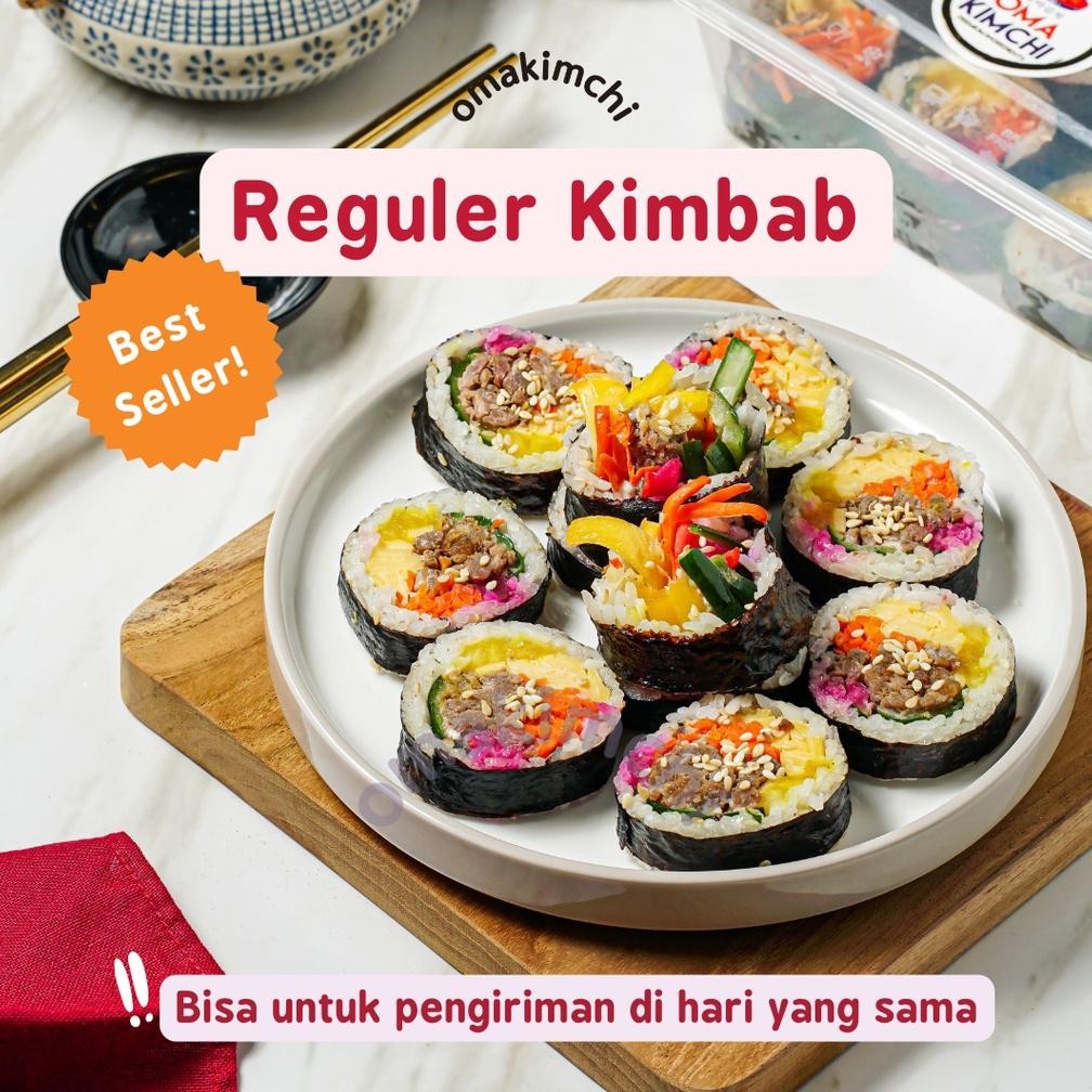 

TERMURAH Kimbap Halal Korea - Nasi Gulung Reguler & Mini Siap kirim