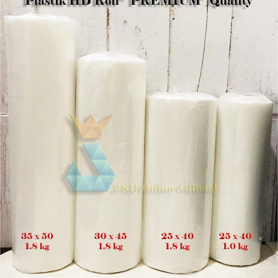 Plastik Hd Roll 1.8 Kg 35 X 50 Cm Plastik Buah Tebal