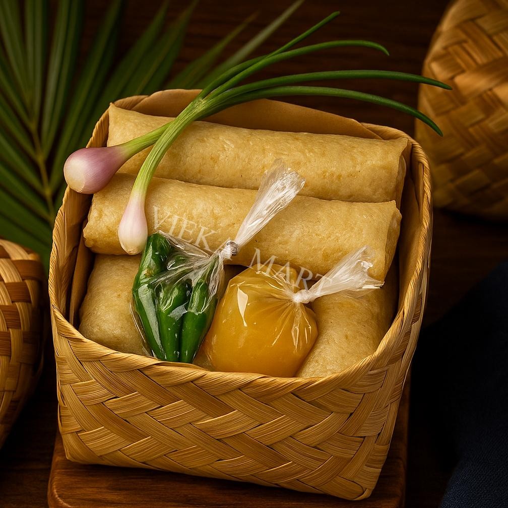 

TERMURAH Lumpia Semarang Premium Isi 10 Lengkap Saus Dan Acar | Cemilan Khas Semarang Asli Enak dan Praktis | Lumpia Frozen Siap Goreng Siap kirim