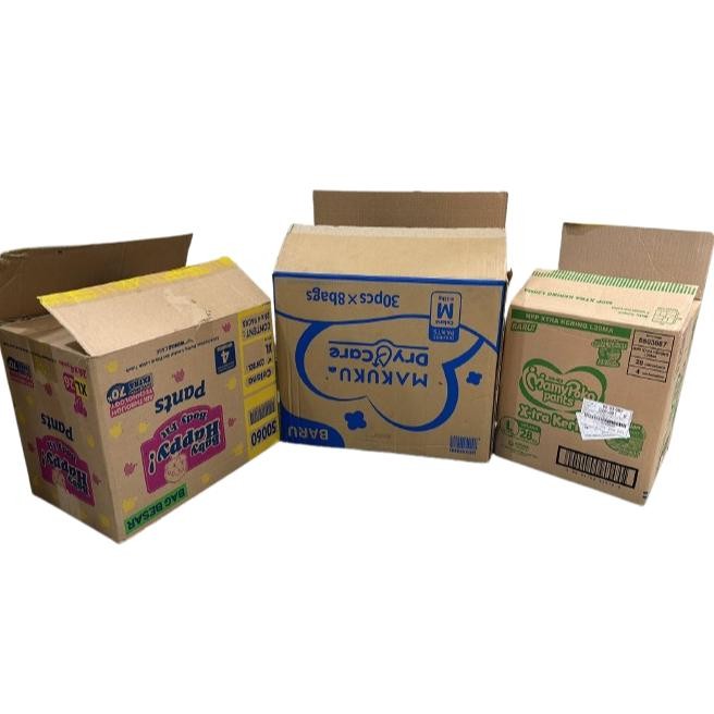 KARDUS PACKING BOX PACKING BEKAS BABY HAPPY