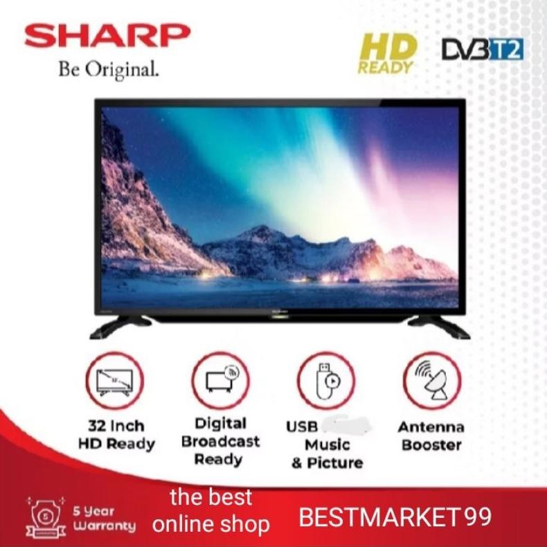 ''Terlaris" Promo Sharp Led Tv 32 Inch 32Gd100I / 32Hd100Ii Digital Free Ongkir Sby Murah