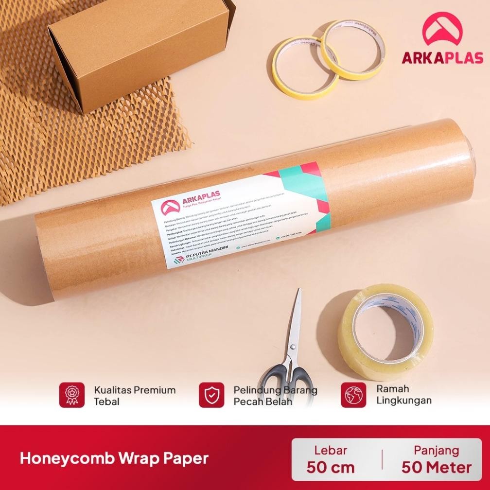 

ARKAPLAS Honeycomb Paper Hexa Wrap Eco Friendly 30cm 50cm x 50m