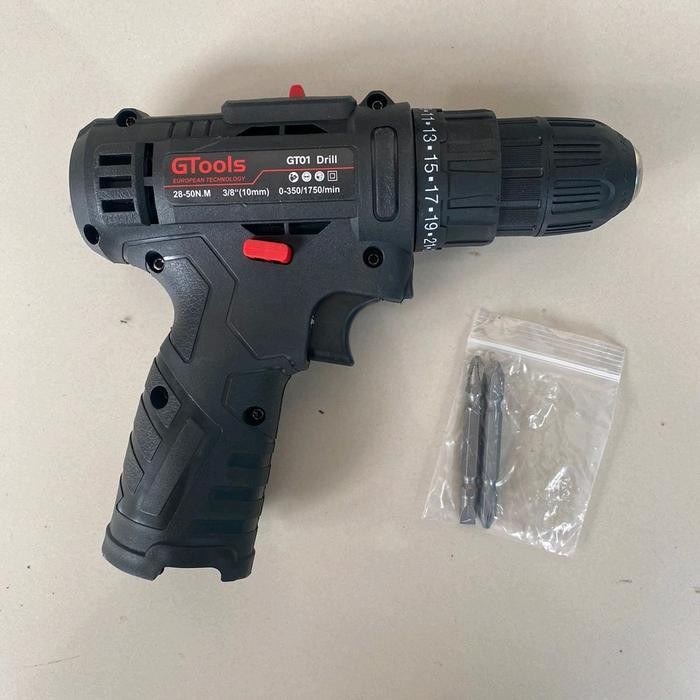 FMT Bor cordless 12v UNIT ONLY bor baterai GTOOLS hanya unit mesin sesuai gambar bor besi kayu plafo