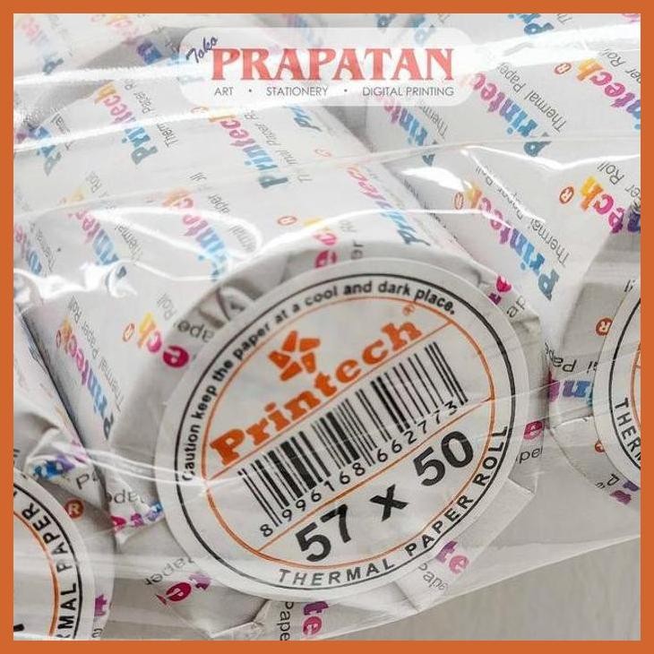 

(ATK) PRINTECH THERMAL PAPER ROLL 57X50 | KERTAS TERMAL KASIR ALAT TULIS LUKIS SEKOLAH KULIAH GAMBAR KANTOR