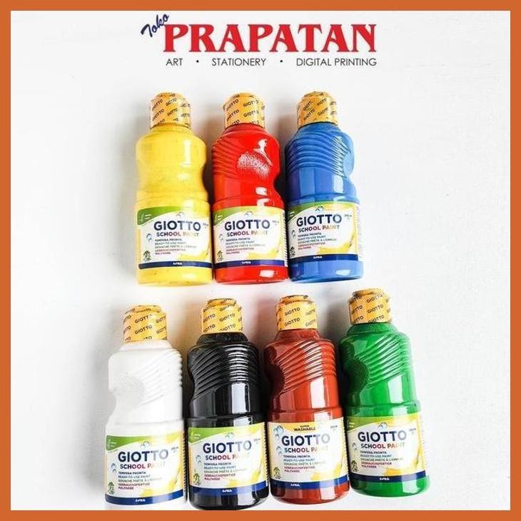 

(ATK) GIOTTO SCHOOL PAINT 250ML | CAT ANAK SEKOLAH ALAT TULIS LUKIS SEKOLAH KULIAH GAMBAR KANTOR