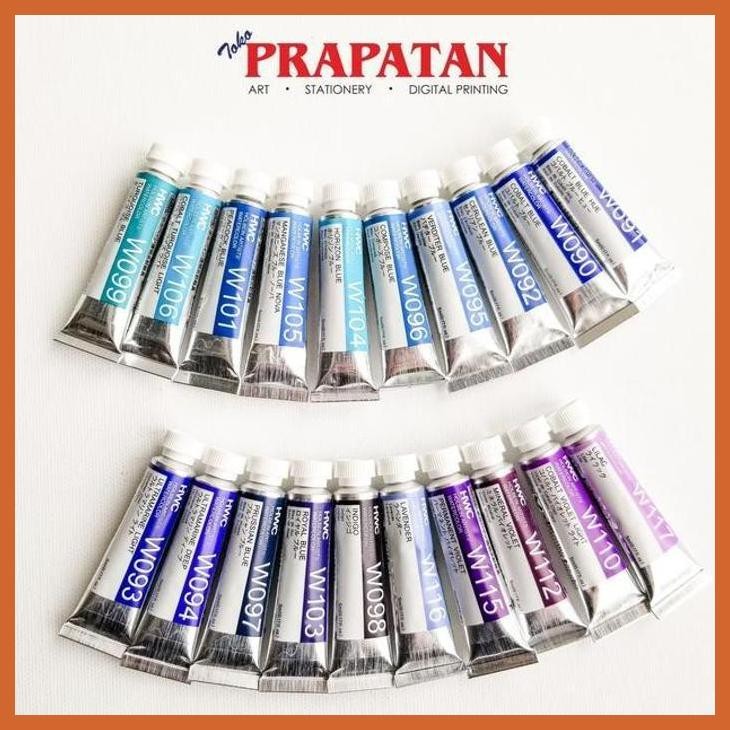 

(ATK) HOLBEIN ARTISTS WATERCOLOR 5ML BLUE COLLECTION ALAT TULIS LUKIS SEKOLAH KULIAH GAMBAR KANTOR