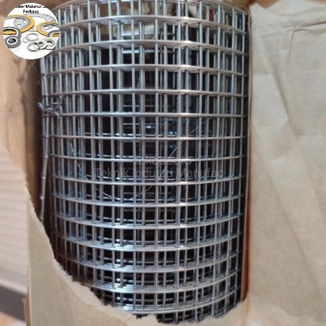 Kawat Mesh Galvanis ( Kawat Loket Galvanis) 1,2Mm X 12Mm X 12Mm