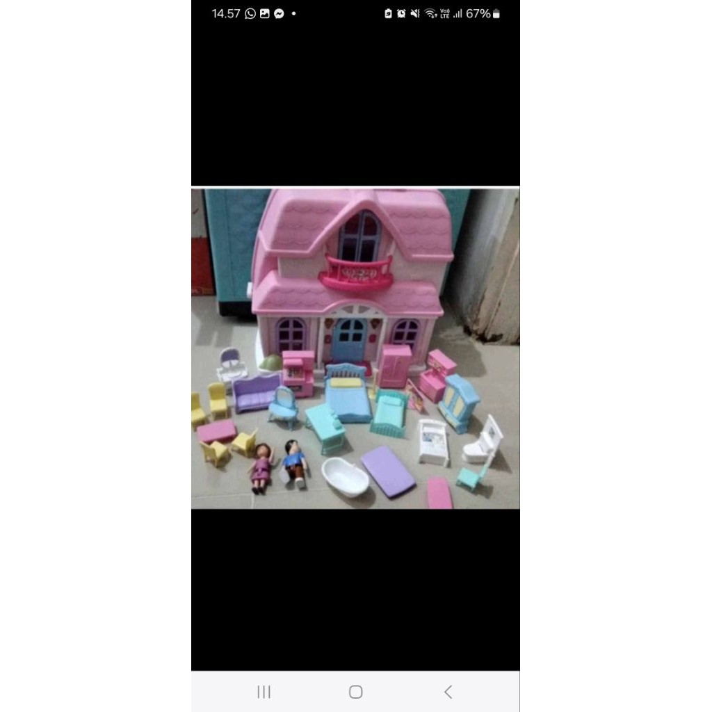 Preloved rumah rumahan barbie