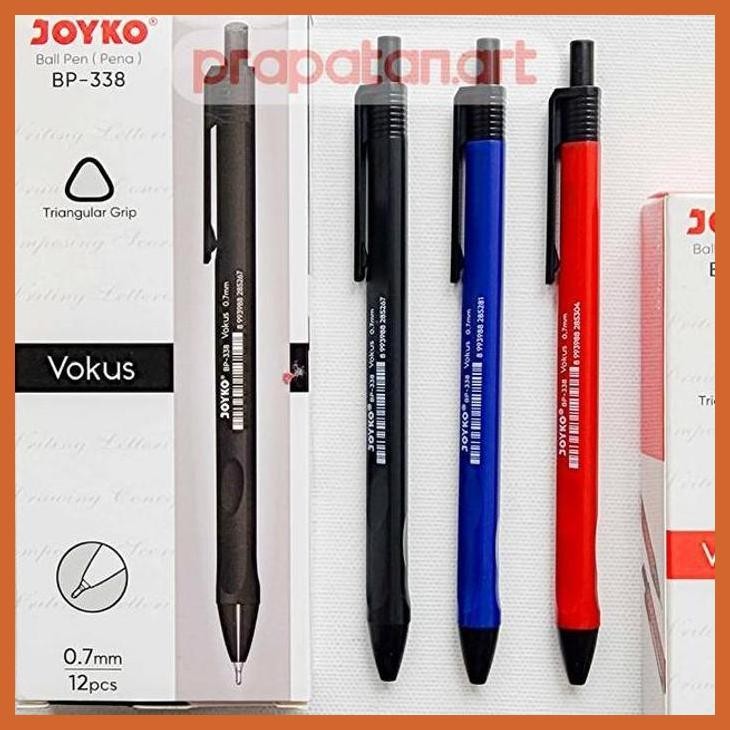 

(ATK) JOYKO BP-338 VOKUS BALL PEN 0.7MM | BALLPOINT | PULPEN PENA ALAT TULIS LUKIS SEKOLAH KULIAH GAMBAR KANTOR