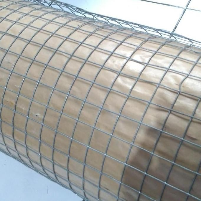 Per Roll Wire Mesh Kotak 1/2" Tebal Ram Loket Kawat Galvanis 1,25 Cm