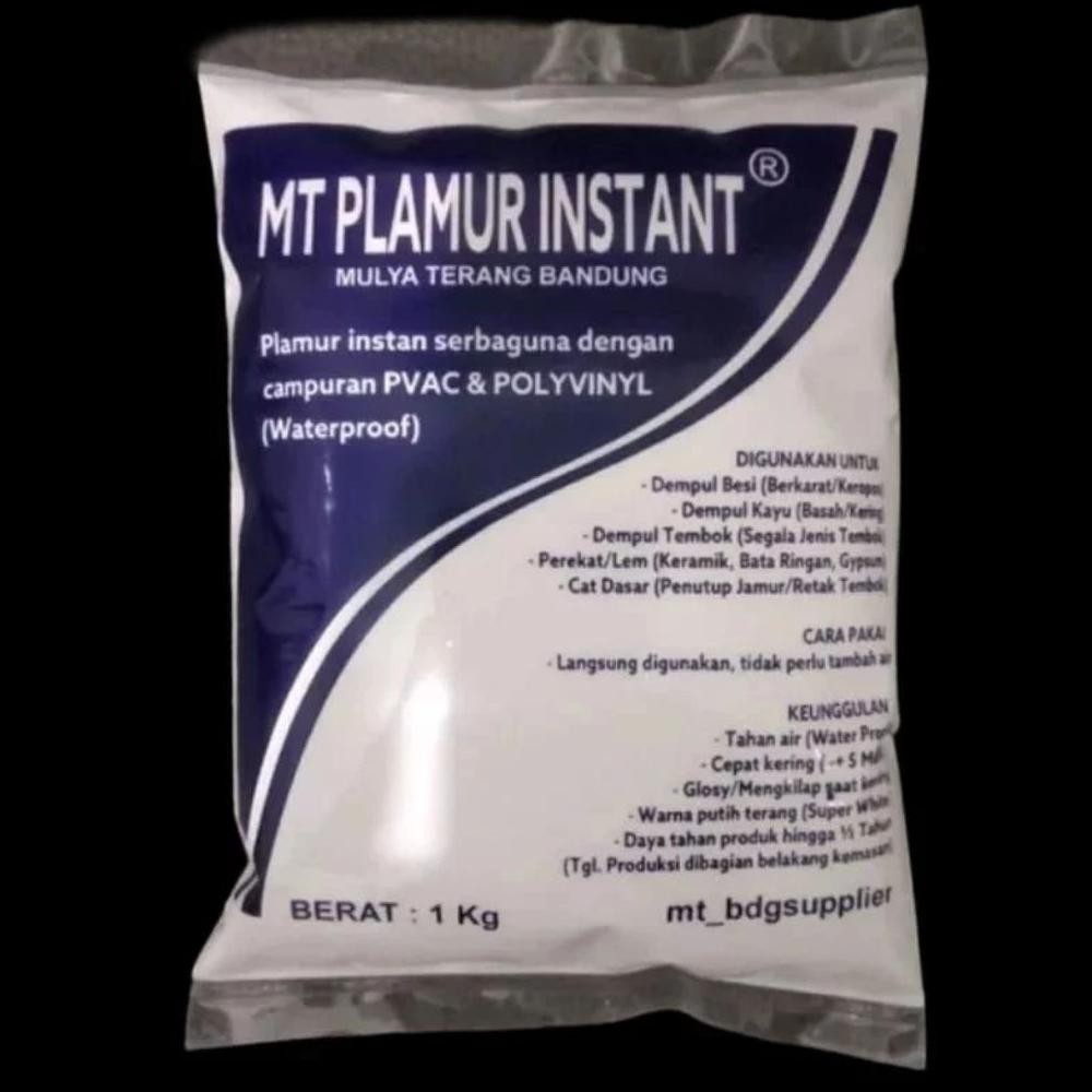 MT PLAMUR INSTANT DEMPUL TEMBOK DEMPUL KAYU PLAMIR TEMBOK PLAMUR KAYU DEMPUL SERBAGUNA 1KG ORIGINAL.