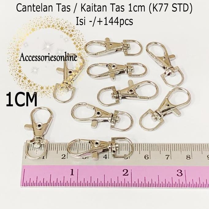 DV123 - Cantelan Tas / Kaitan Tas / ID CARD 1 cm (K77 STD) PerGross NKL
