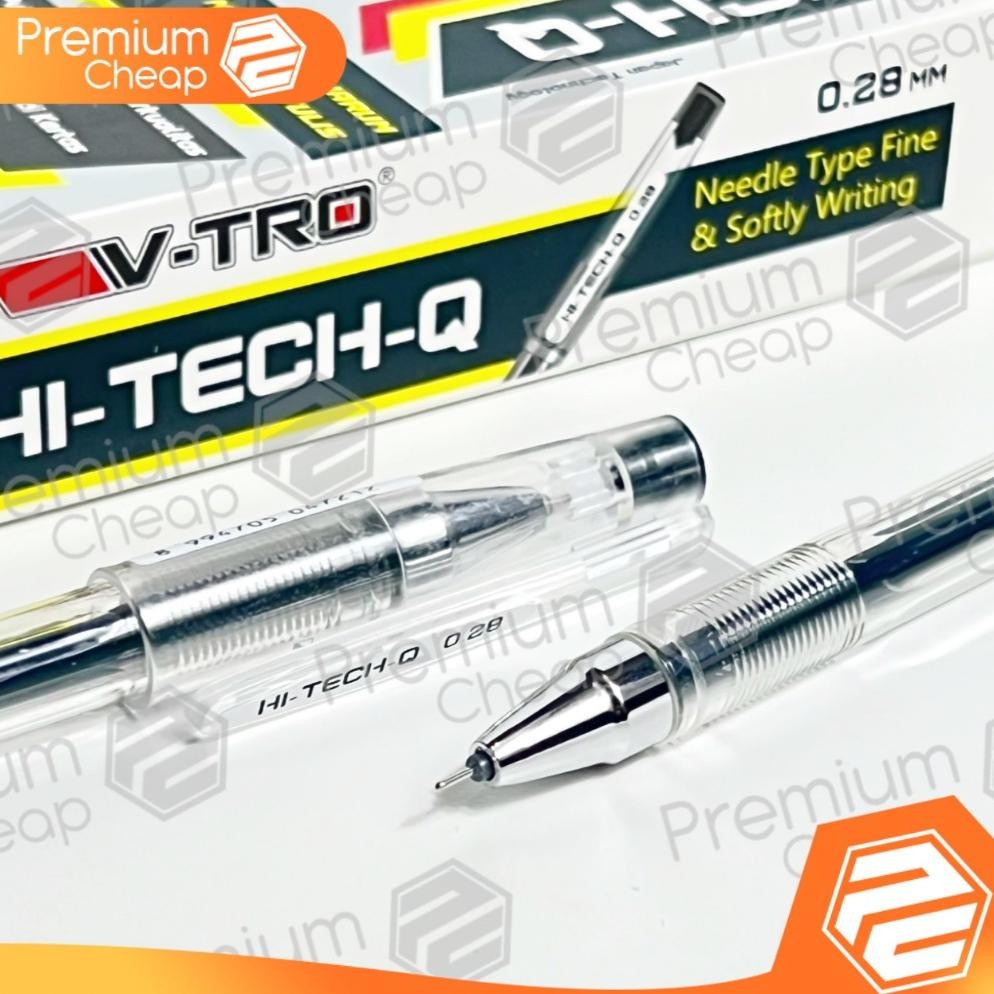 

Kuke [12 Pcs] Pulpen Pen Gel Hi Tech Hitech Vtro Murah 0.28Mm Gd-324