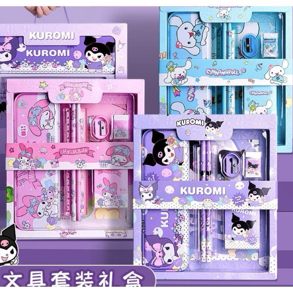 

Bisa Cod 8015 Study Set Import Kotak Pensil Anak Set 7 In 1 Stationery Untuk Hadiah Anak Sekolah Sanrio / Alat Tulis Set Hampers Kotak Pensil Karakter Kuromi / Stationery Untuk Hadiah Anak Yc 8015 D-7