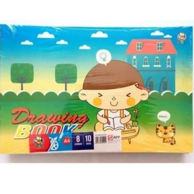 

Original ( 10 Buku ) Buku Gambar Drawing Book A4 Dodo 8 Lembar Rf-45