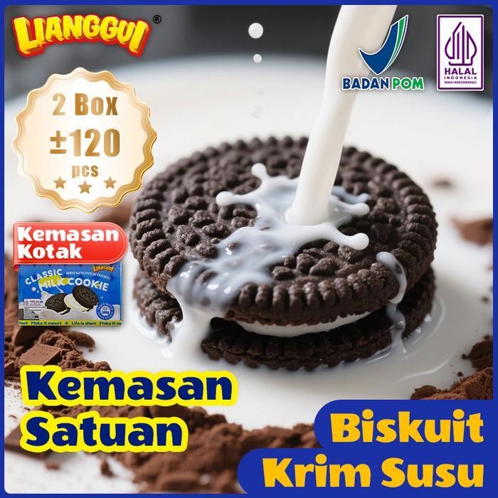 

[Halal] Lianggui Classic Milk Cookie Beli Satu Gratis Satu Biskuit Cemilan Sore Cemilan Yang Mengenyangkan Biscuits, Cookies