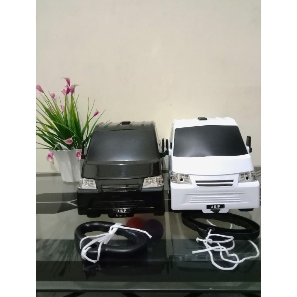 Cod Miniatur Diecast Truk Pick Up Gran Max Putih Dan Hitam Non Music/Mainan Anak Mobil Grand Max Om 