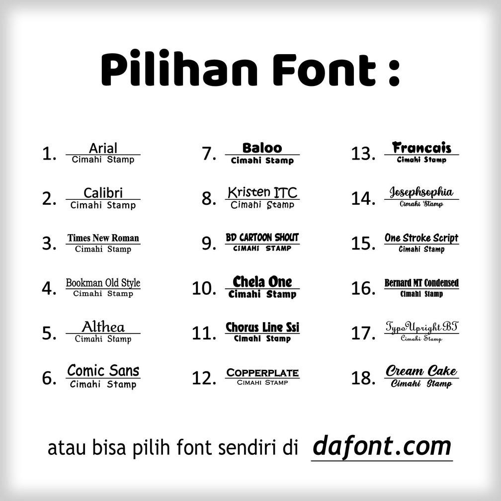 

[Kecil Stempel Tanda Tangan 3 X 1,8 Cm Re-65