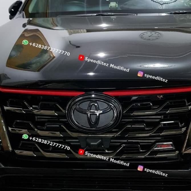 LOGO DEPAN BELAKANG FORTUNER FACELIFT - LOGO TOYOTA FORTUNER TRD Original