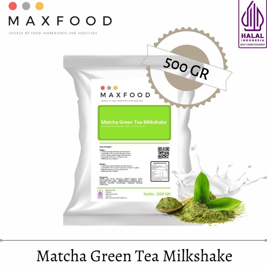 

Maxfood Matcha Milkshake Bubuk Minuman Milkshake Rasa Matcha Gram
