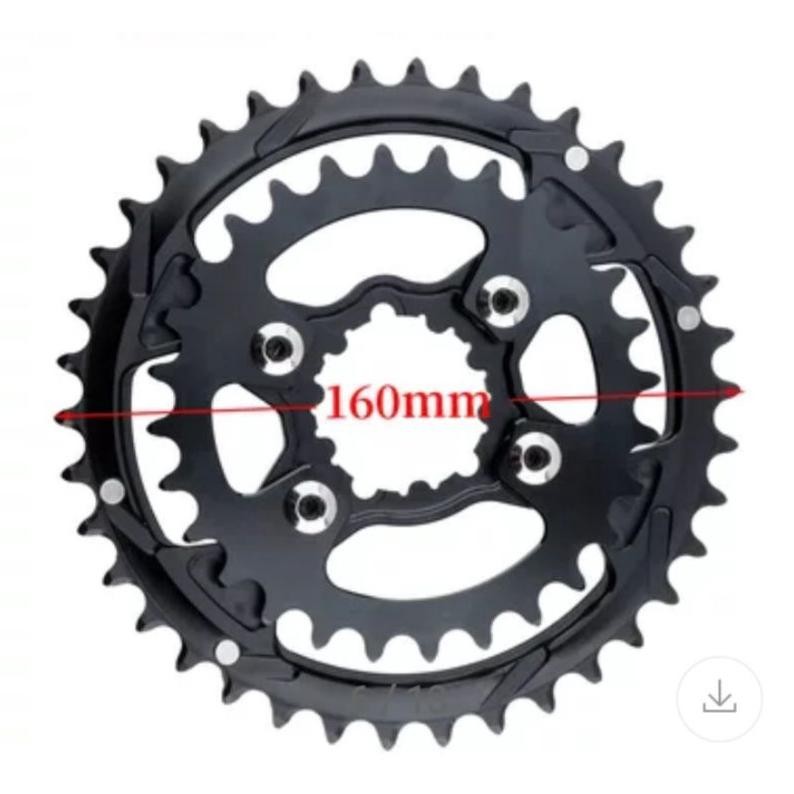 Premium Snail GXP Doubel Chainring 38T 28T Chain ring Doubel GXP Direct Mount High Quality