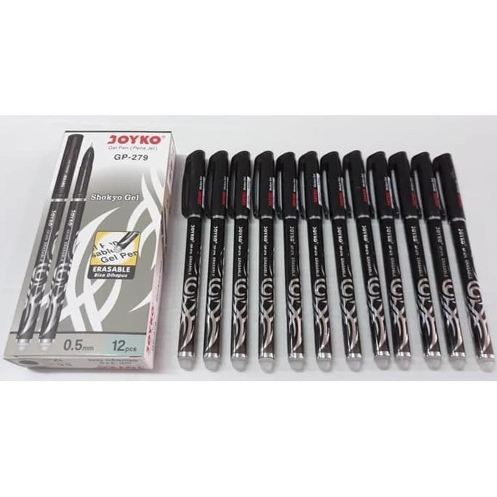 

Bf888S Joyko Erasable Gel Pen Gp-279 0,5Mm Hitam (12 Pcs) Gd-12