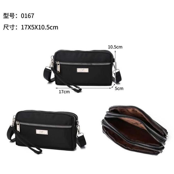 DT47 >> Tas Selempang Dompet 4 Res Longchart  LC 0167