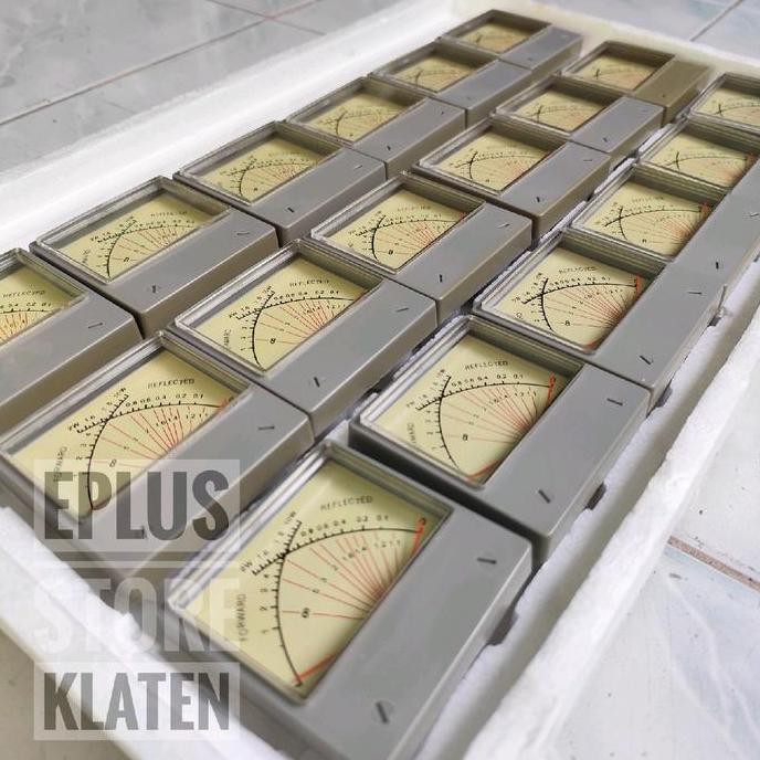 VU SWR CROSS NEEDLE CROSSNEEDLE POWER METER PANEL METER ORIGINAL DAN TERPERCAYA