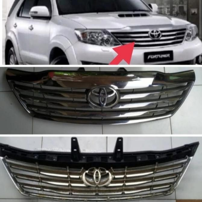 grill Fortuner TRD VNT ORIGINAL TOYOTA CHROME Original