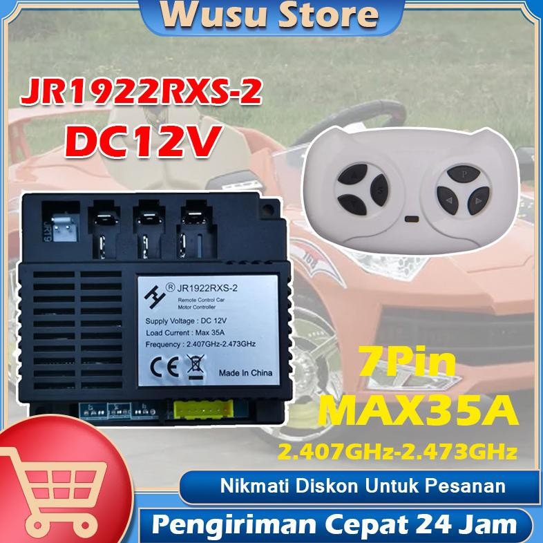 Promo Jr1922Rxs-2 Receiver Mobil Motor Aki Mainan Anak Remote Control 12 Volt 7 Pin Promo
