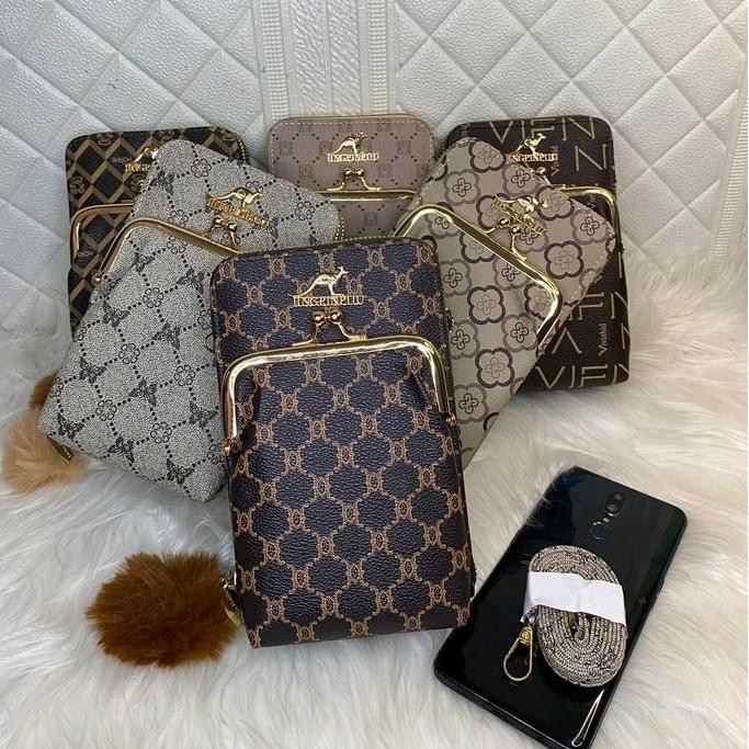 DY30 - Tas Hp Behel Mini Resleting 2 / Tas Hp Selempang wanita Trendy
