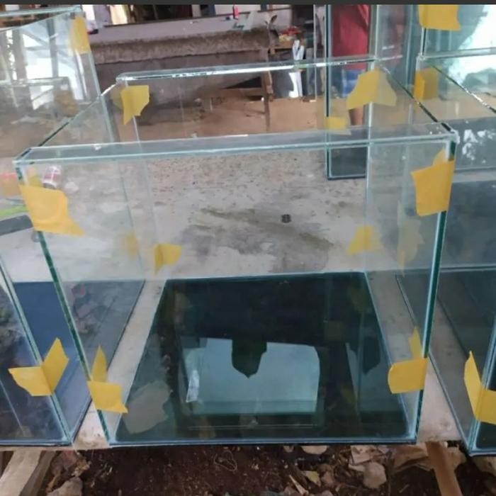 RA aquarium 40x40x50 aquarium kaca polos