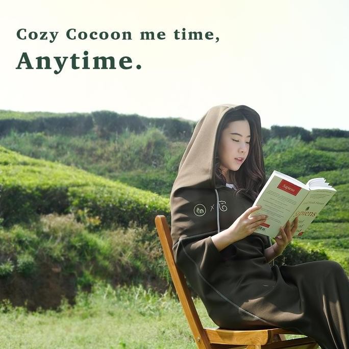 Cocoon Blanket - Premium Hooded Adult Swaddles/Bedong Dewasa