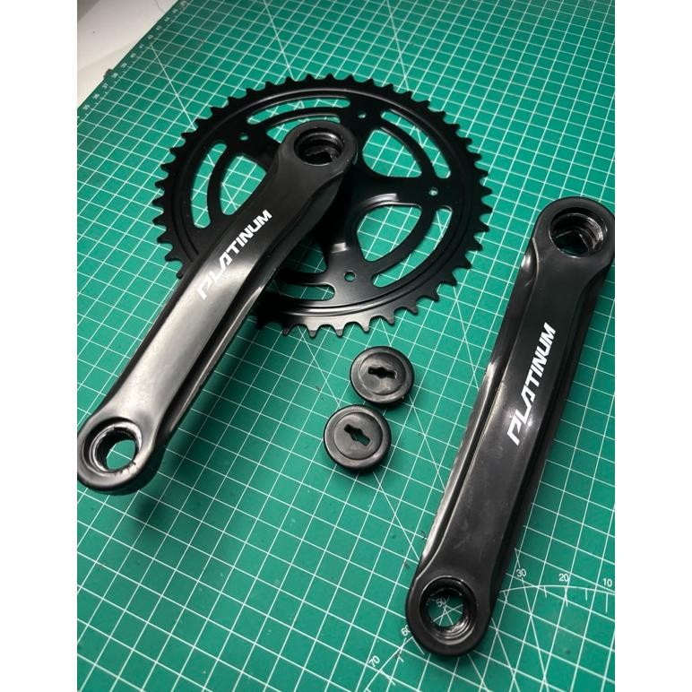 Eelic Crank Fixie Crank Sepeda Fixie Crank Sepeda Fixie Bmx Mtb Crank Platinum Nt-137