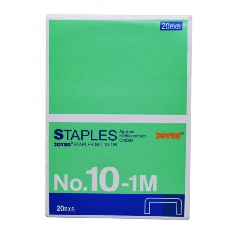 

Promo..!!! Isi Staples Joyko No 10 - 1M / (1Pak/20Kotak) Na-72