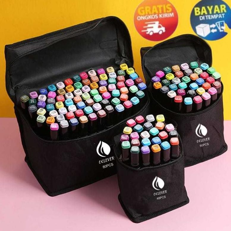 

Bisa Cod Mikado - Kp172 Spidol Warna Warni Sketsa Spidol Umum 1 Set Sketch Marker 2 Tip Touch Marker Spidol Anak 48 60 80 Warna Kec-76