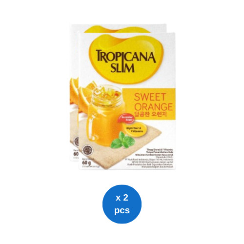 

Tropicana Slim Sweet Orange 10s @ 6gr x 2 pcs