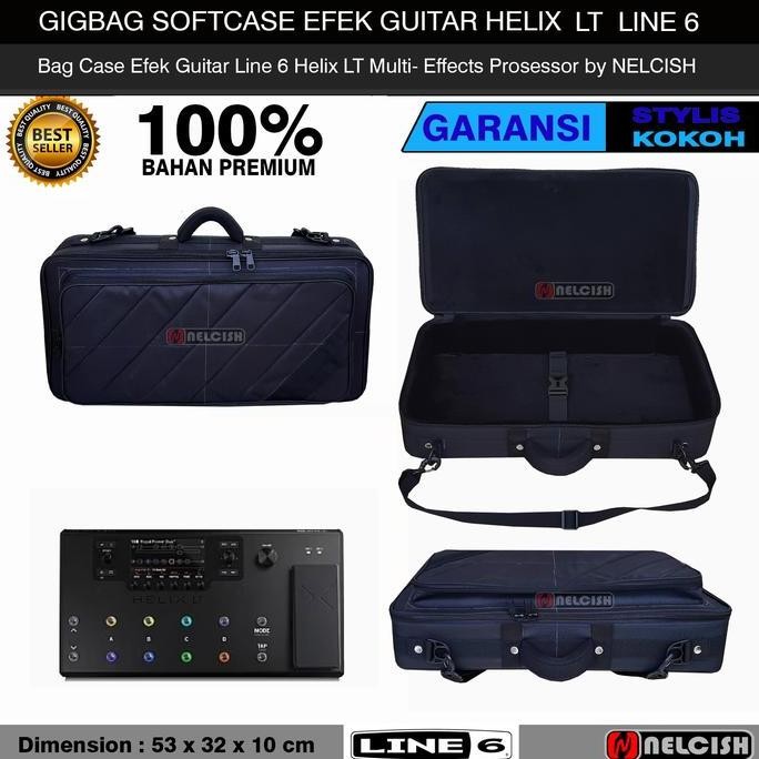 Softcase Gigbag Tas Efek Line 6 Helix LT Multi Effects Processor Bag by NELCISH