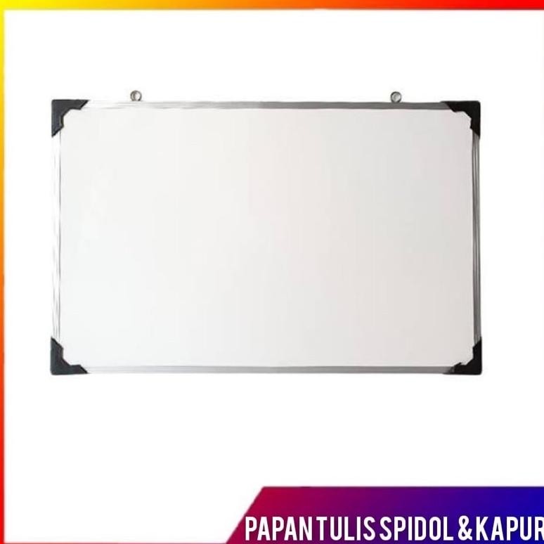 

Ready_Stock_Cod Papan Tulis 2In1(Bisa Di Pakai) Spidol Dan Kapur Whiteboard / Blackboard Ukuran 30X50 Aa-68