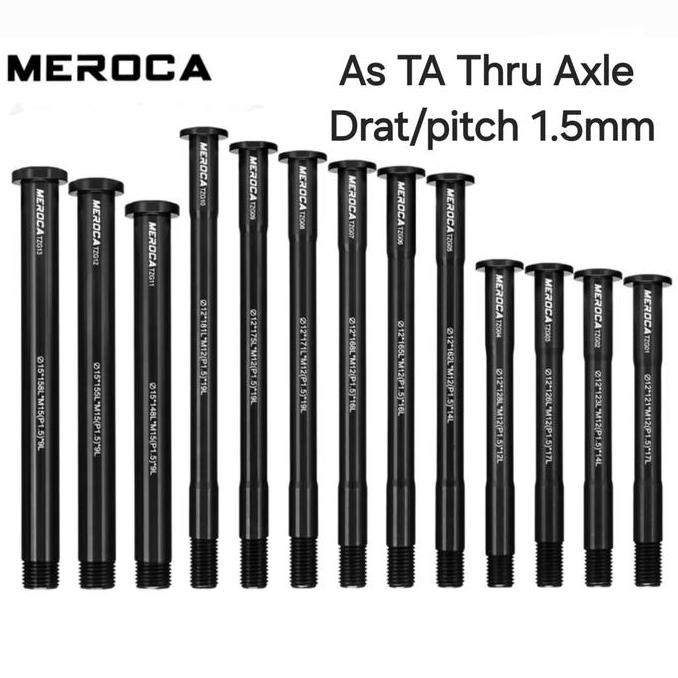 Promo Meroca As TA Thru Axle Hub Freehub Sepeda MTB Roadbike COD