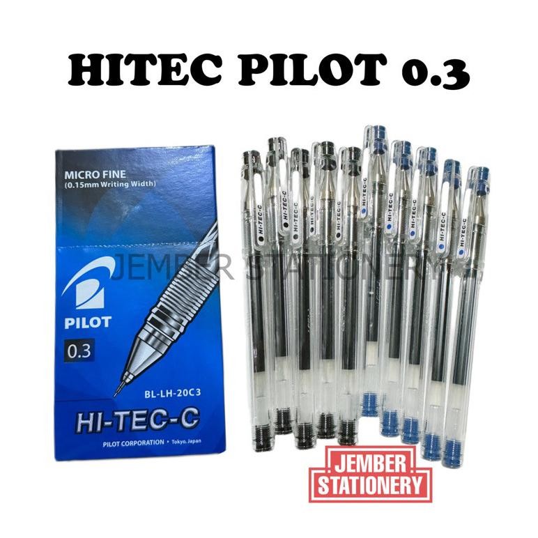 

Bf888S (1Biji) Bolpen Hitec Pilot | Hi-Tec C Hitam Biru Na-72