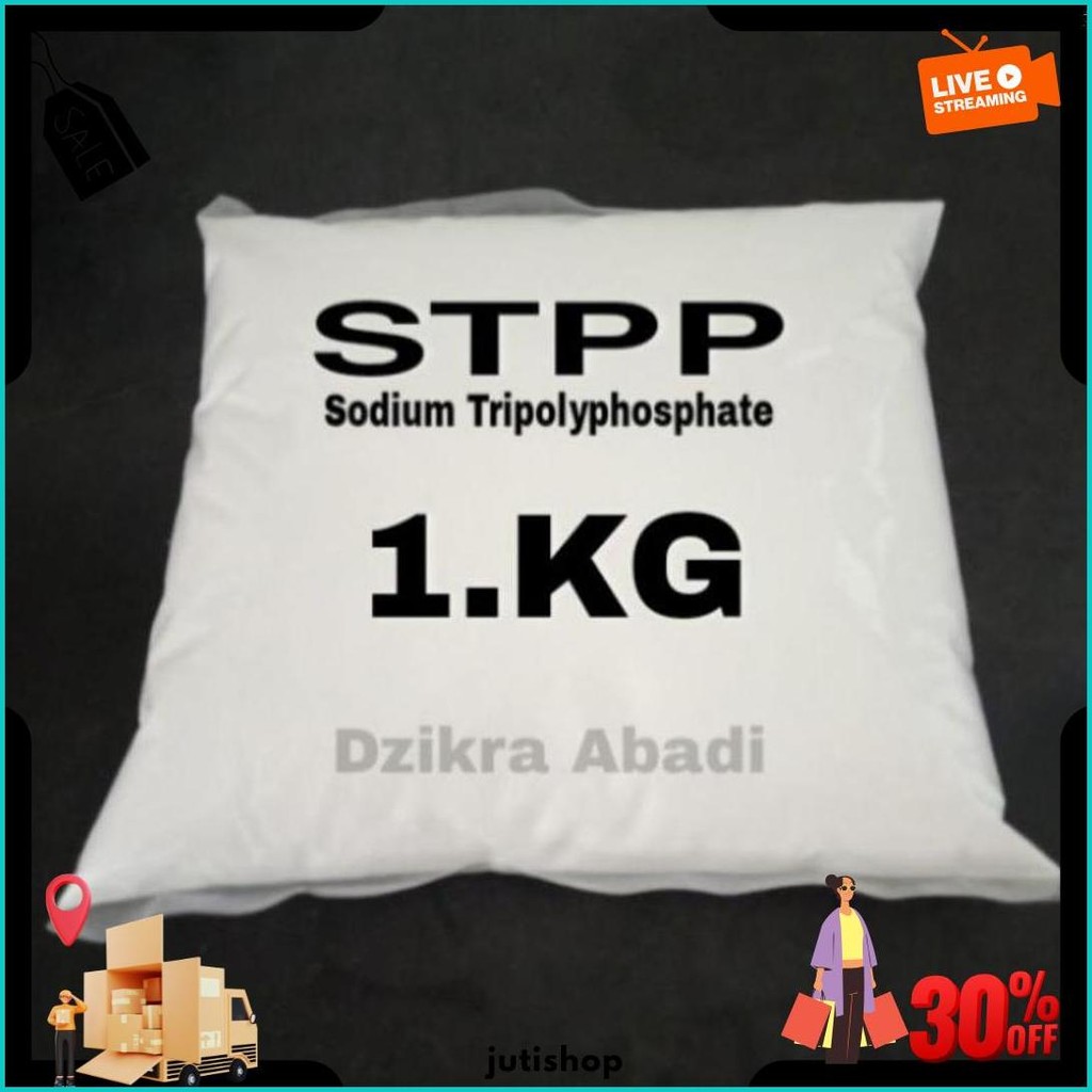 

Stpp Sodium Tripolyphosphate Pengenyal Bakso Food Grade 1.Kg Bisa Cod